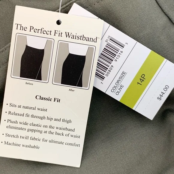 NEW Studio Works Mens Classic Fit Pants Size 14P - Picture 5 of 8